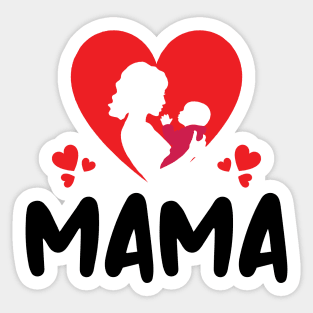 Love You Mama Sticker